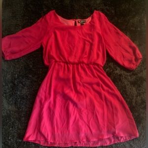 🌴Summers dress hot pink🌞🌺